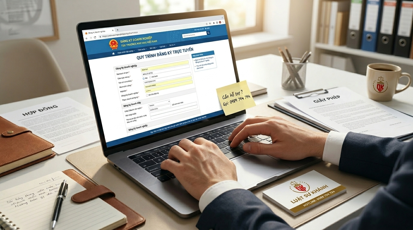 thành lập doanh nghiệp online