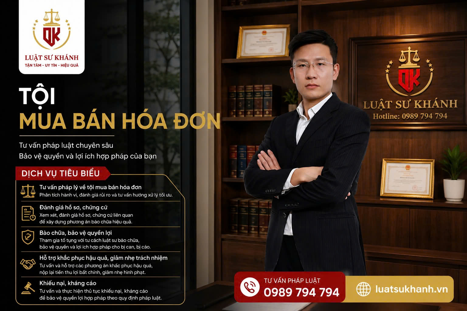 luat su bao chua toi mua ban hoa don